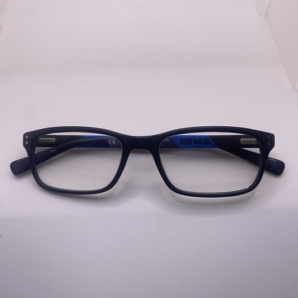 Nike Eyeglasses Frame Only 7237 Rectangular 140 B… - image 1